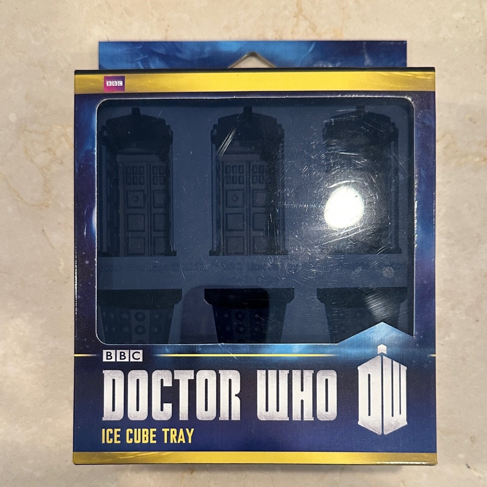 Doctor Who Blue Ice Cube Tray